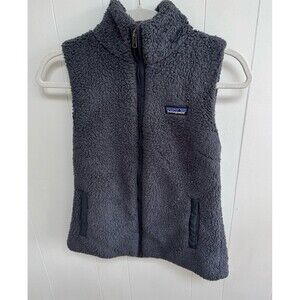 Patagonia Los Gatos Sherpa Vest Womens Blue Deep Pile Sleeveless 16x23 Medium